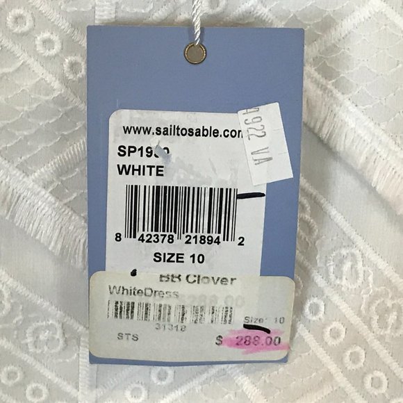 NWT Womens Size 10 Sail To Sable Chevron Fringe Tone-on-Tone Sheath Mini Dress - Picture 4 of 5